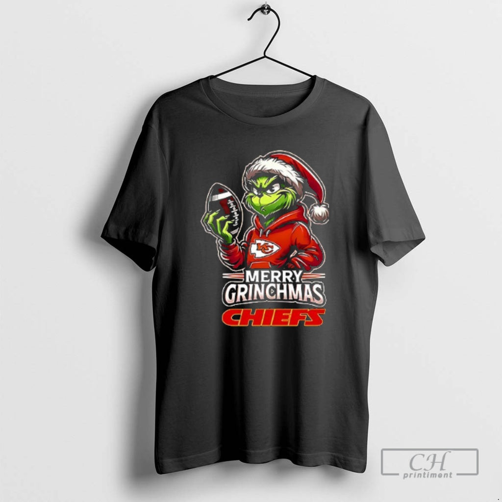 Classic Kansas City Chiefs Merry Grinchmas They Hate Us Because They Aint Us Double Sided