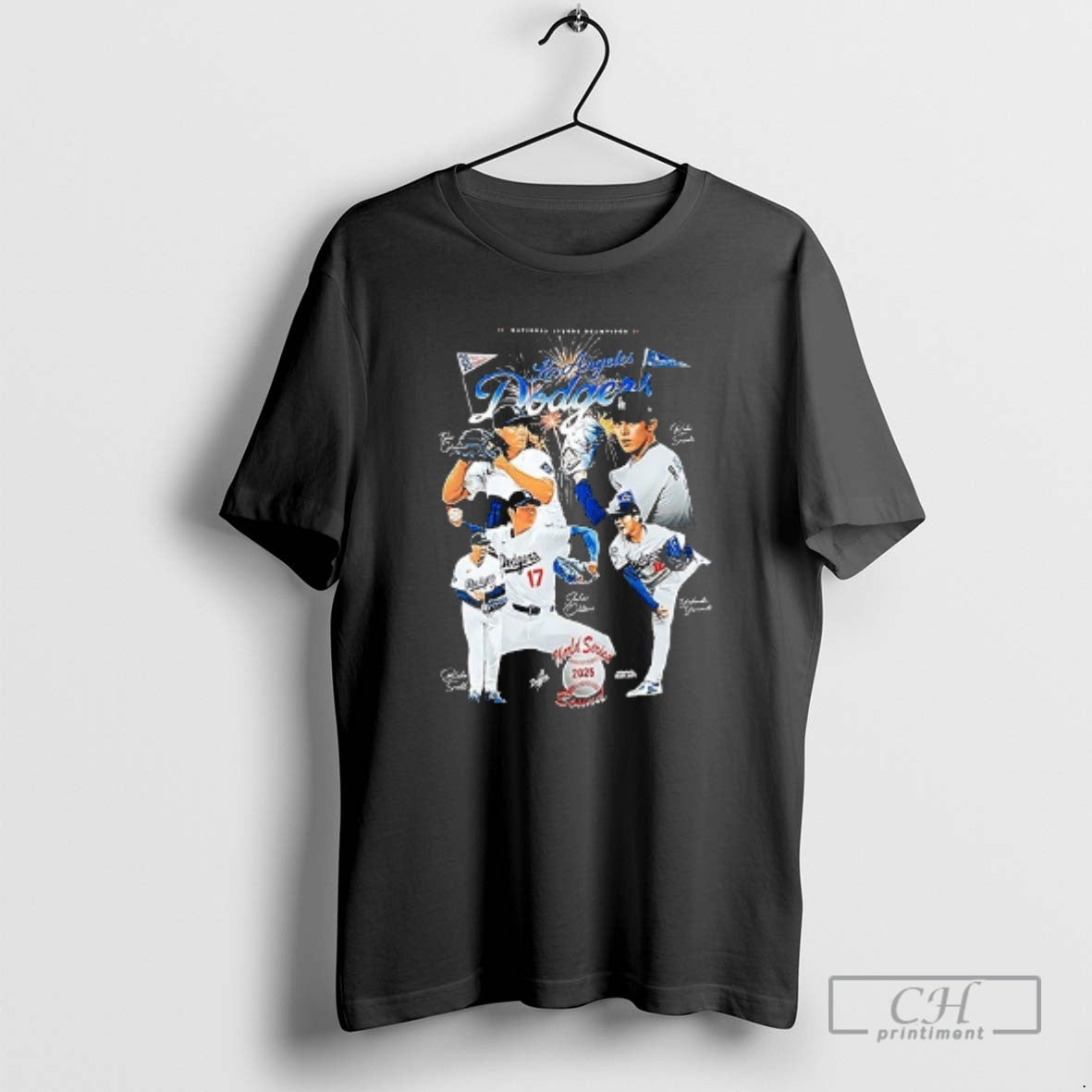 Classic Los Angeles Dodgers 2025 National League Champions Legends Graphic Signature Shirt Sweater
