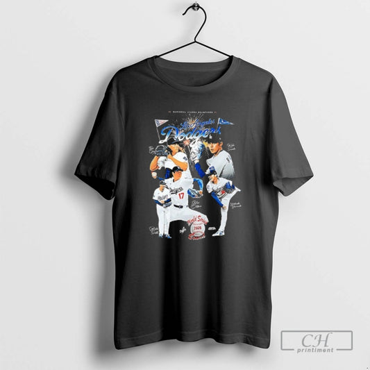 Classic Los Angeles Dodgers 2025 National League Champions Legends Graphic Signature Shirt Sweater