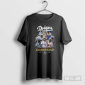 Classic Los Angeles Dodgers 2025 World Series Champions Team Graphic Double Sided Graphic Shirt Sweater
