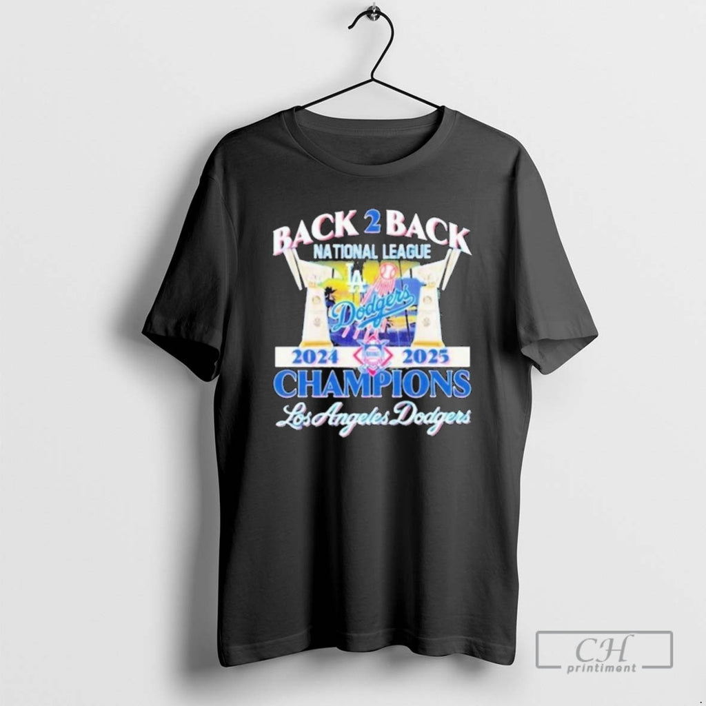 Classic Los Angeles Dodgers Back 2 Back National League 2024 2025 Champions Shirt Sweater
