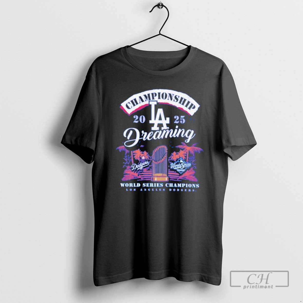 Classic Los Angeles Dodgers Championship Dreaming 2025 World Series Champions Retro Blue Shirt Sweater