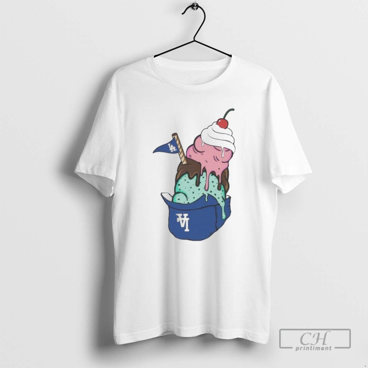 Classic Los Angeles Dodgers Game Day Ice Cream Shirt Sweater