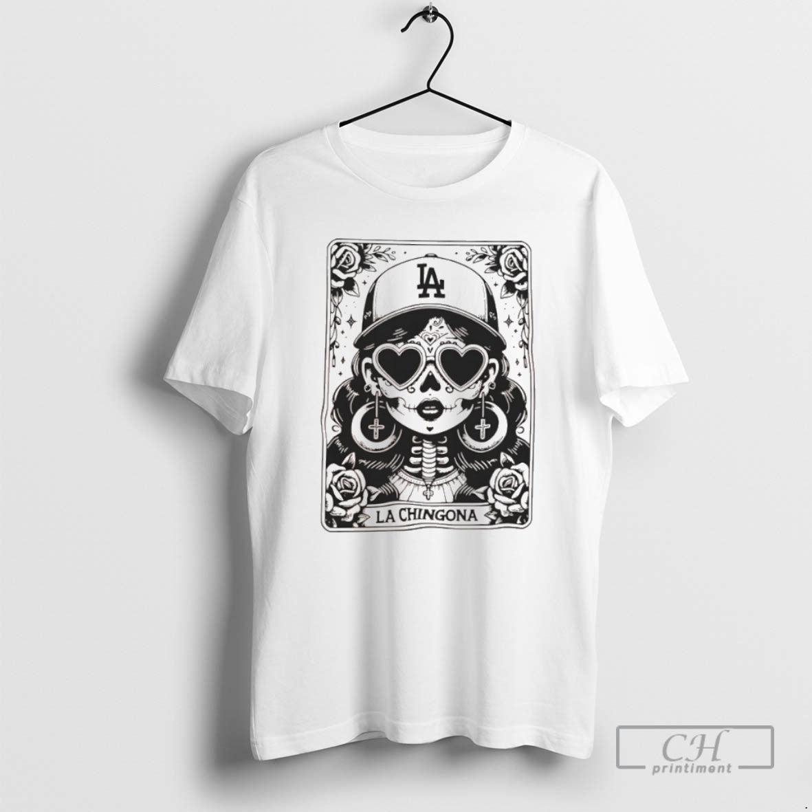 Classic Los Angeles Dodgers La Chingona Tarot Card Shirt Sweater