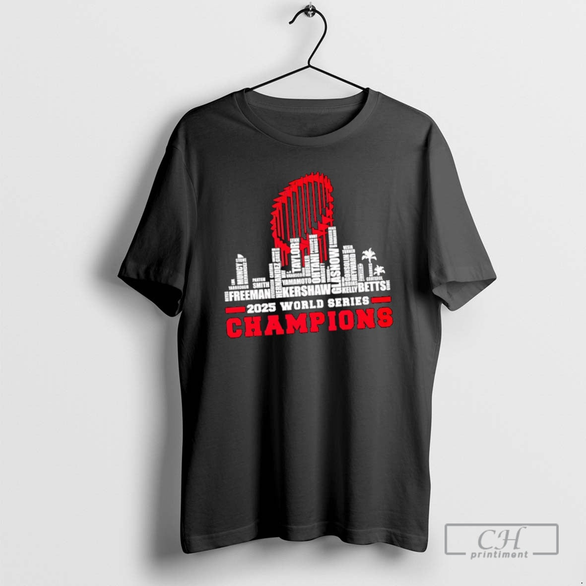 Classic Los Angeles Dodgers Skyline Names 2025 World Series Champions Shirt Sweater
