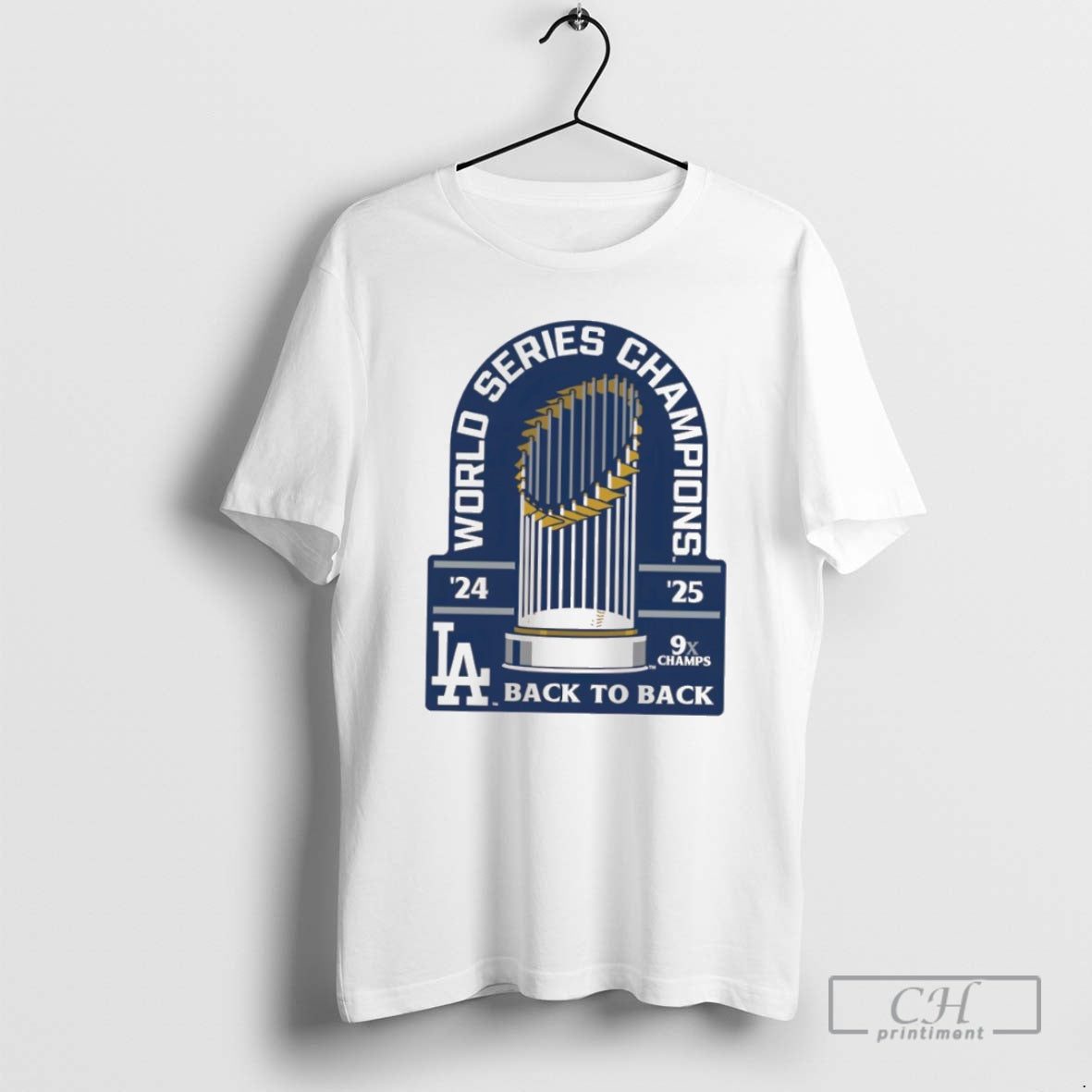 Classic Los Angeles Dodgers Wincraft Back To Back World Series Champions 9x Champs Shirt Sweater