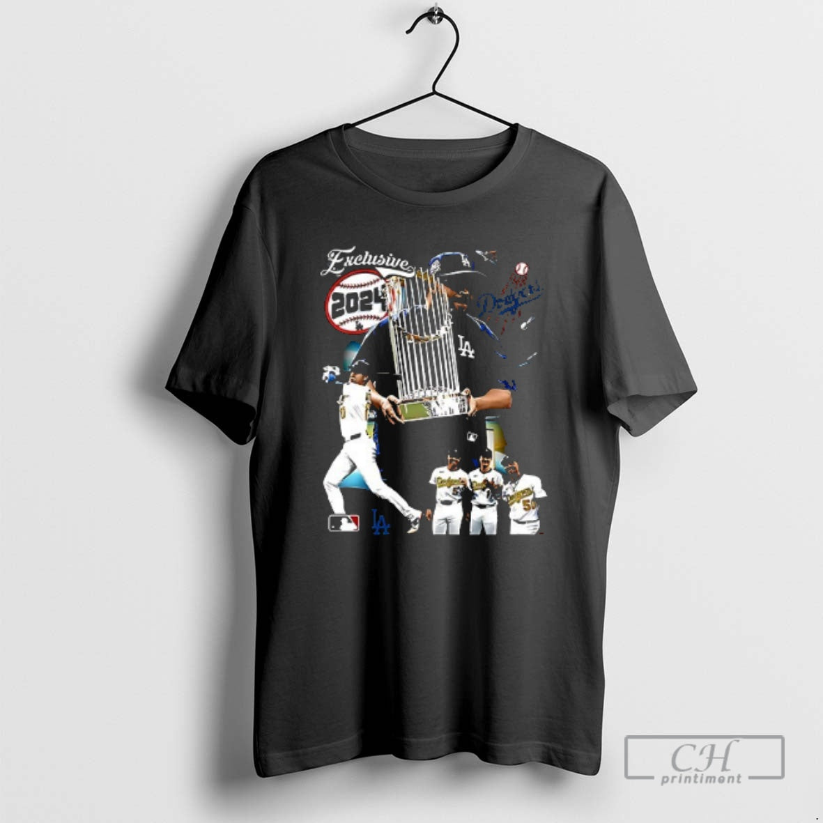 Classic Los Angeles Dodgers Exclusive 2024 Nobody Likes Us Except For Us Graphic Double Sided