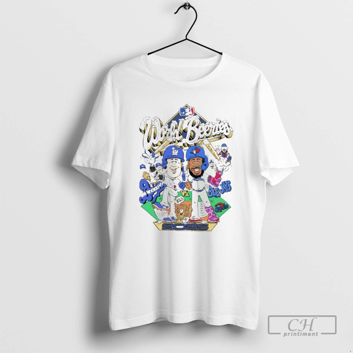 Classic Los Angeles Dodgers Vs Toronto Blue Jays 2025 World Beeries Mlb Funny Shirt Sweater