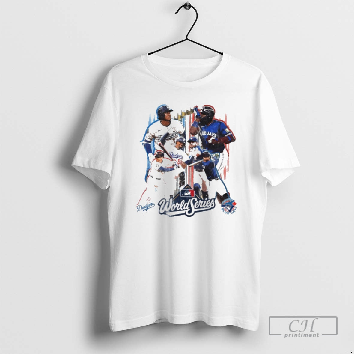 Classic Los Angeles Dodgers Vs Toronto Blue Jays 2025 World Series Graphic Shirt Sweater