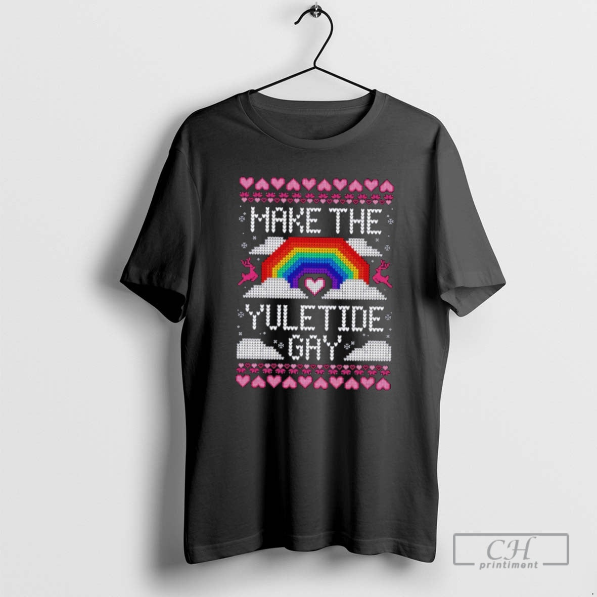Classic Make The Yuletide Gay Ugly Christmas Shirt Sweater