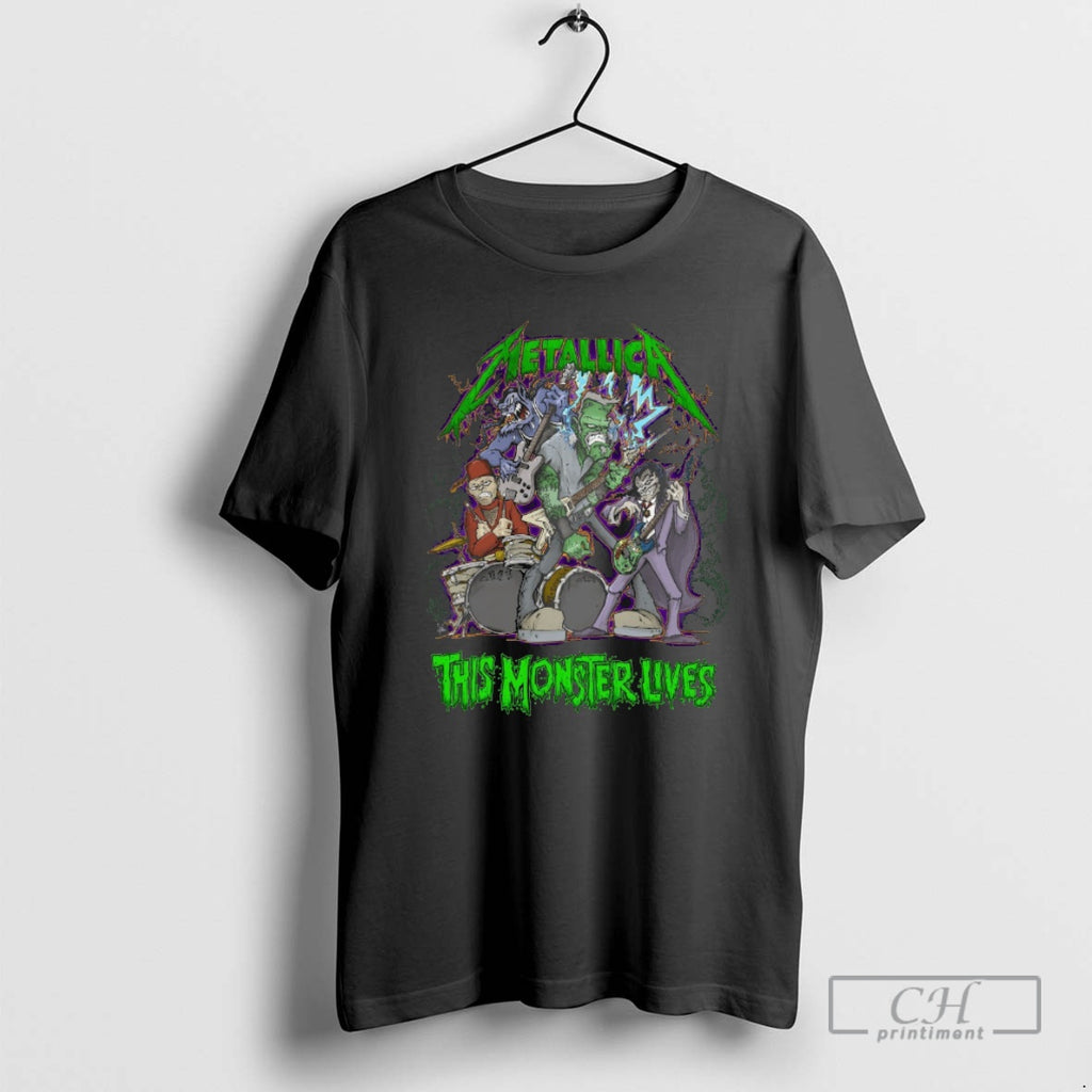 Classic Metallica This Monster Lives 2025 Halloween Band Shirt Sweater