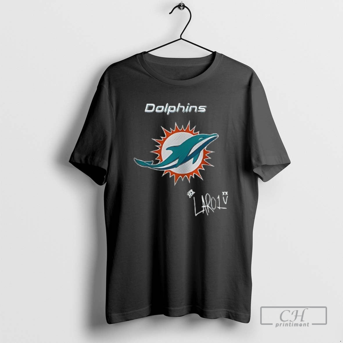 Classic Miami Dolphins Kid Laroi Berlin Game 2025 Logo Double Sided Graphic Shirt Sweater