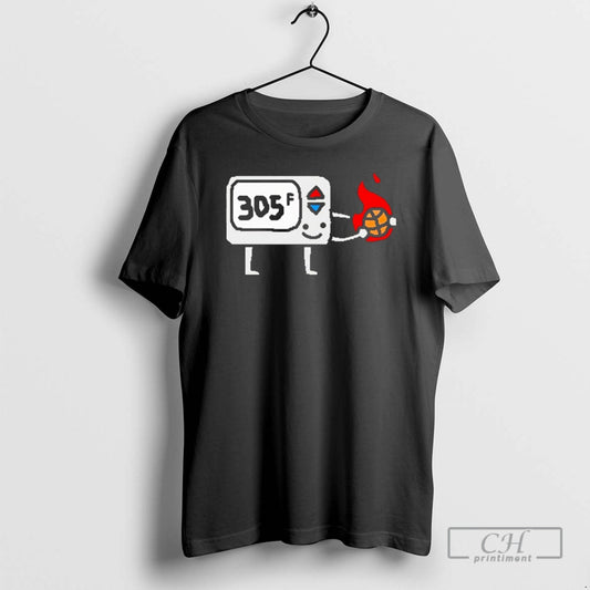 Classic Miami Heat 305 Grilled Basketball Shirt Sweater
