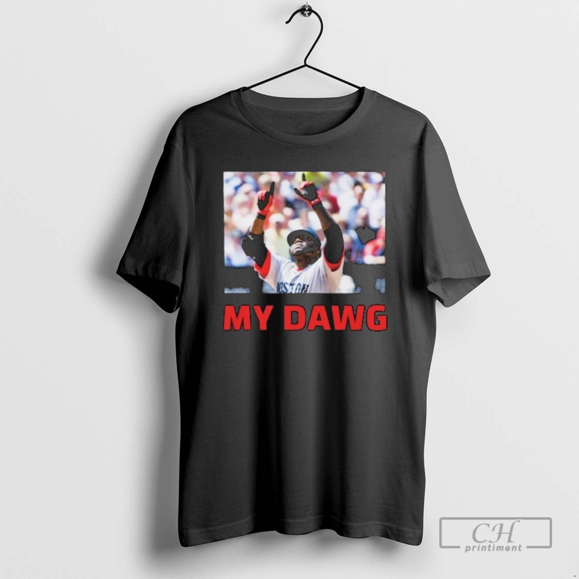 Classic Mookie Betts David Ortiz My Dawg World Series Los Angeles Dodgers Boston Red Sox