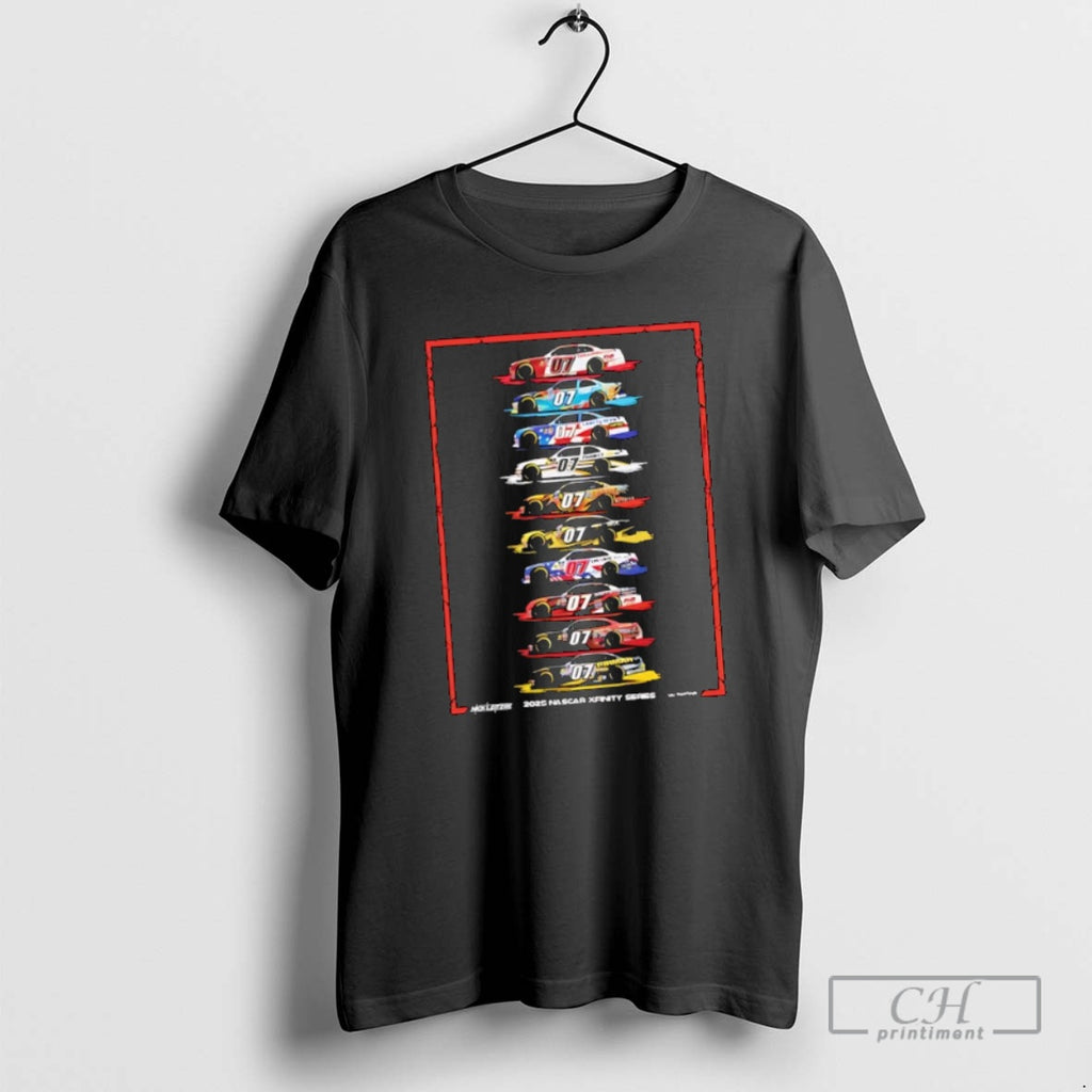 Classic Nascar Xfinity Series 07 Car Driven Nick Leitz Collection Shirt Sweater
