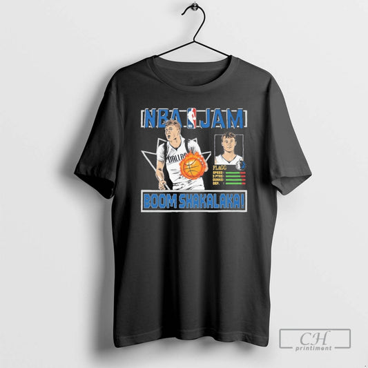 Classic Nba Jam Cooper Flagg Dallas Mavericks Shirt Sweater