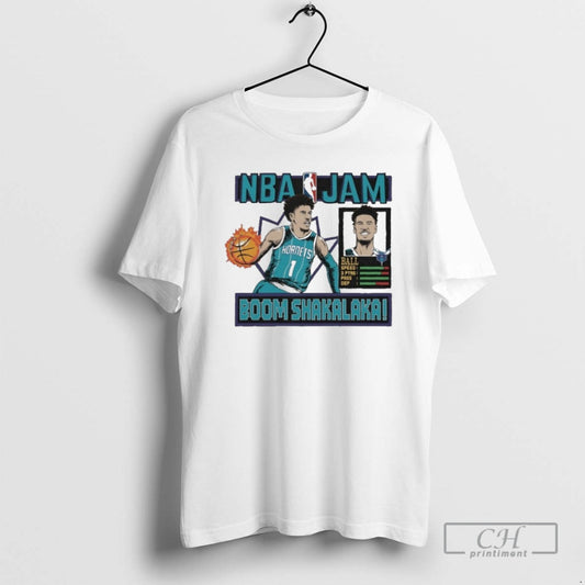 Classic Nba Jam Lamelo Ball Charlotte Hornets Shirt Sweater