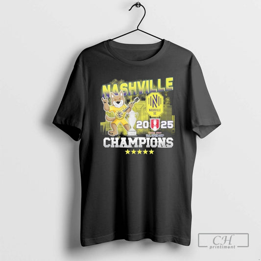 Classic Nashville Sc Mascot 2025 Us Open Cup Champions Shirt Sweater