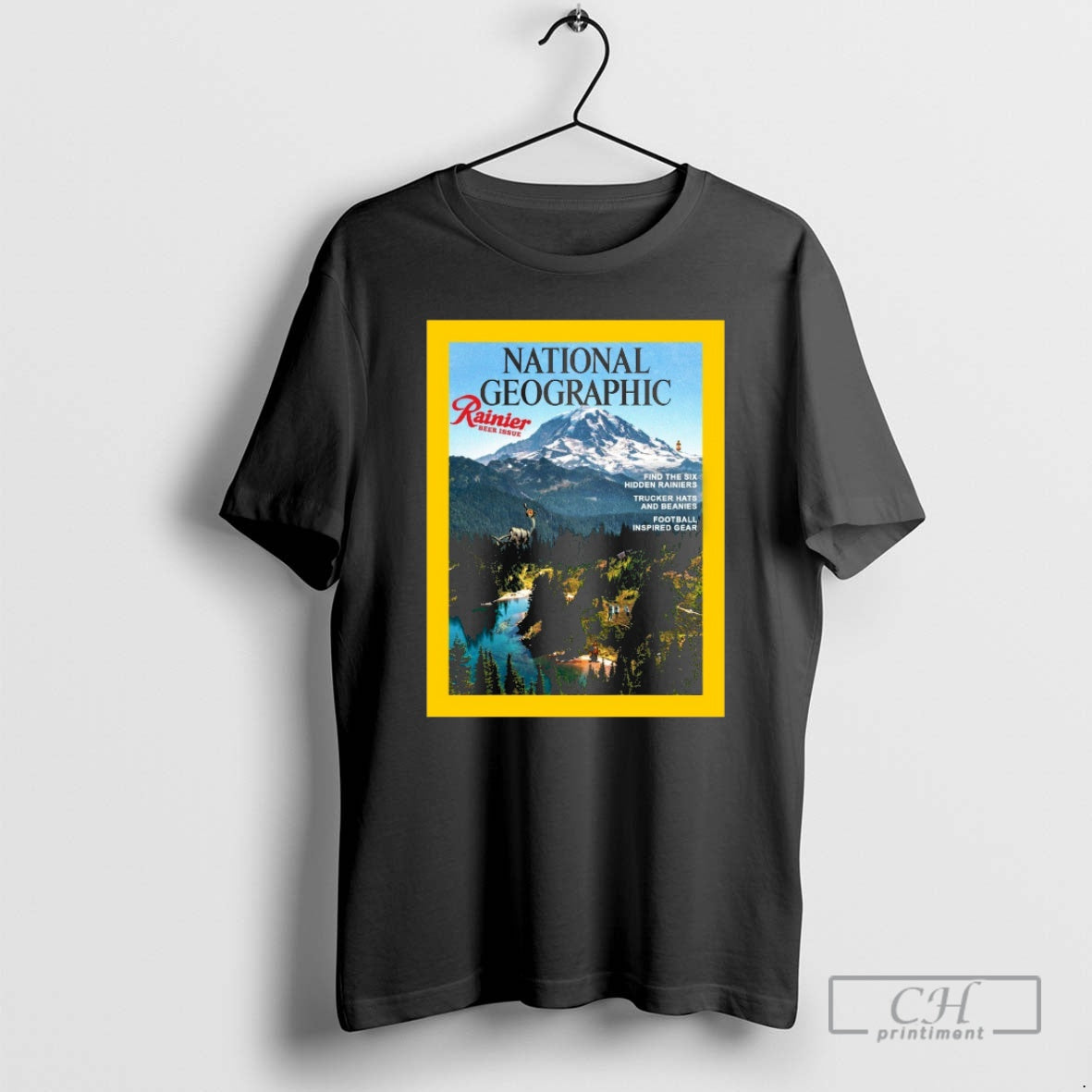 Classic National Geographic Rainier Beer Issue Find The Six Hidden Rainiers Trucker Hats And Beanies