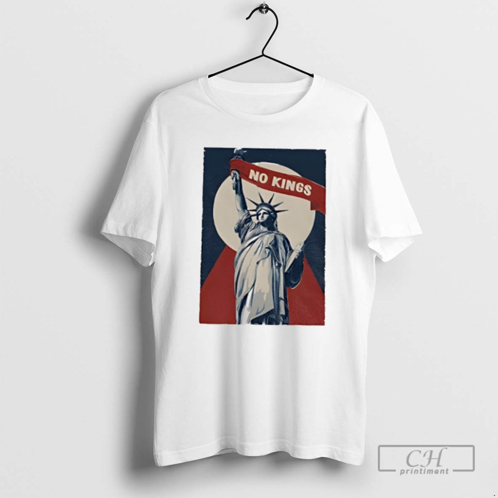 Classic No Kings Statue Of Liberty Democracy Protest Anti Trump Shirt Sweater