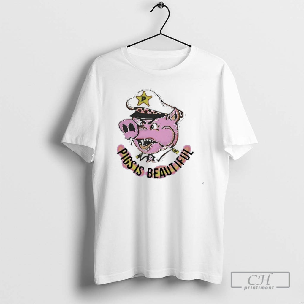 Classic Pigs Is Beautiful Police Shirt Sweater