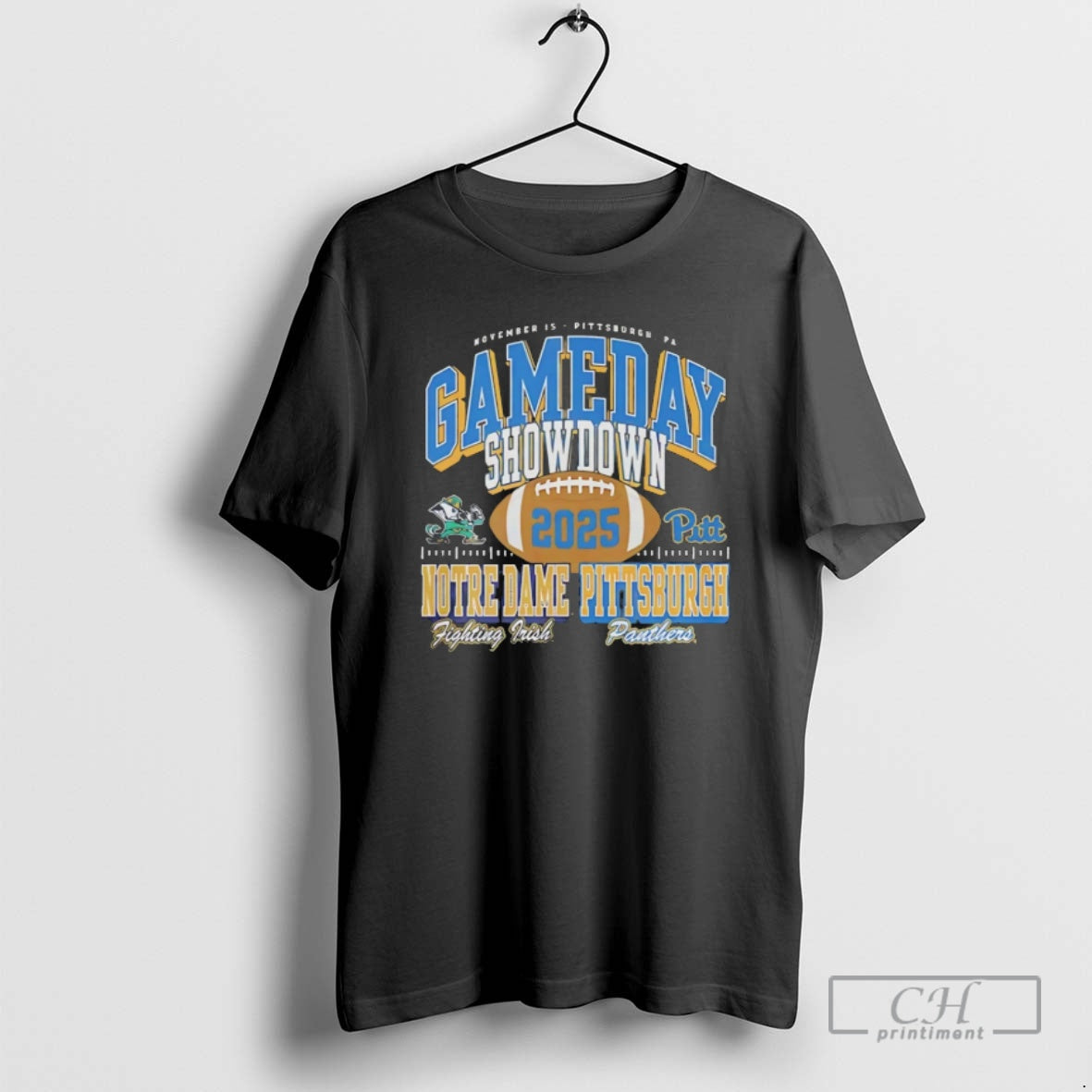 Classic Pitt Panthers Vs Notre Dame Fighting Irish Gameday Showdown 2025 Shirt Sweater