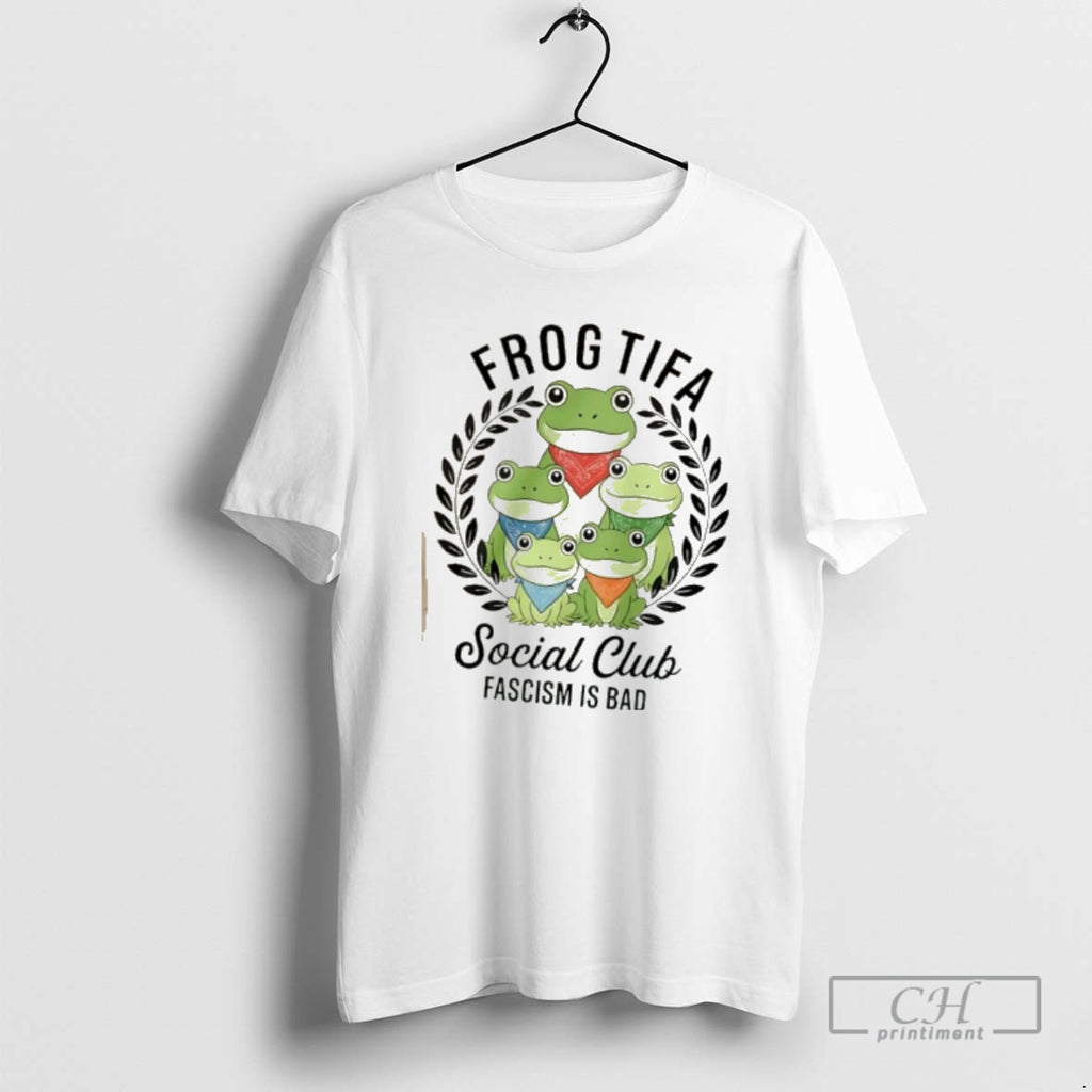 Classic Portland Frog Tifa Social Club Fascism Is Bad Shirt Sweater