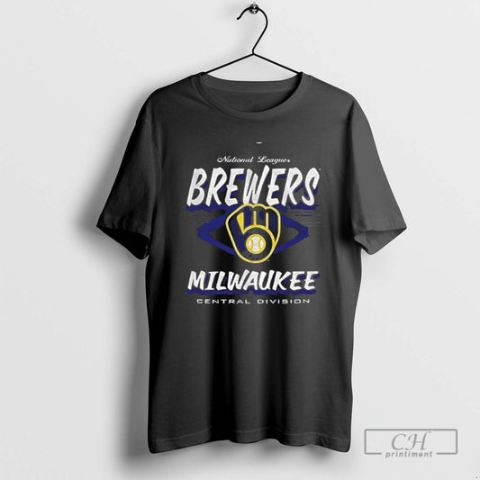 Classic Premium National League Milwaukee Brewers Central Division Logo Retro Shirt Sweater