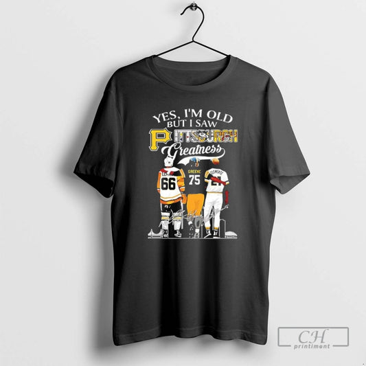 Classic Premium Yes Im Old But I Saw Pittsburgh Greatness Signatures Shirt Sweater