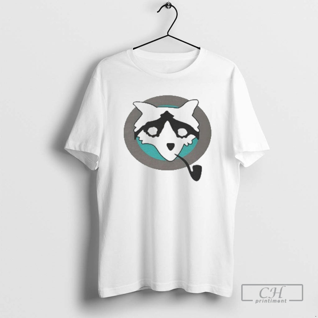Classic Raccoon With Pipe Shirt Sweater