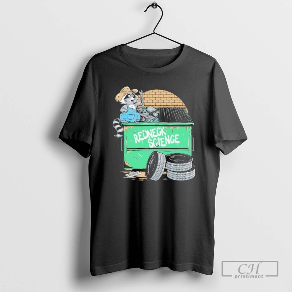 Classic Redneck Science Dumpster Diving Racoon Shirt Sweater