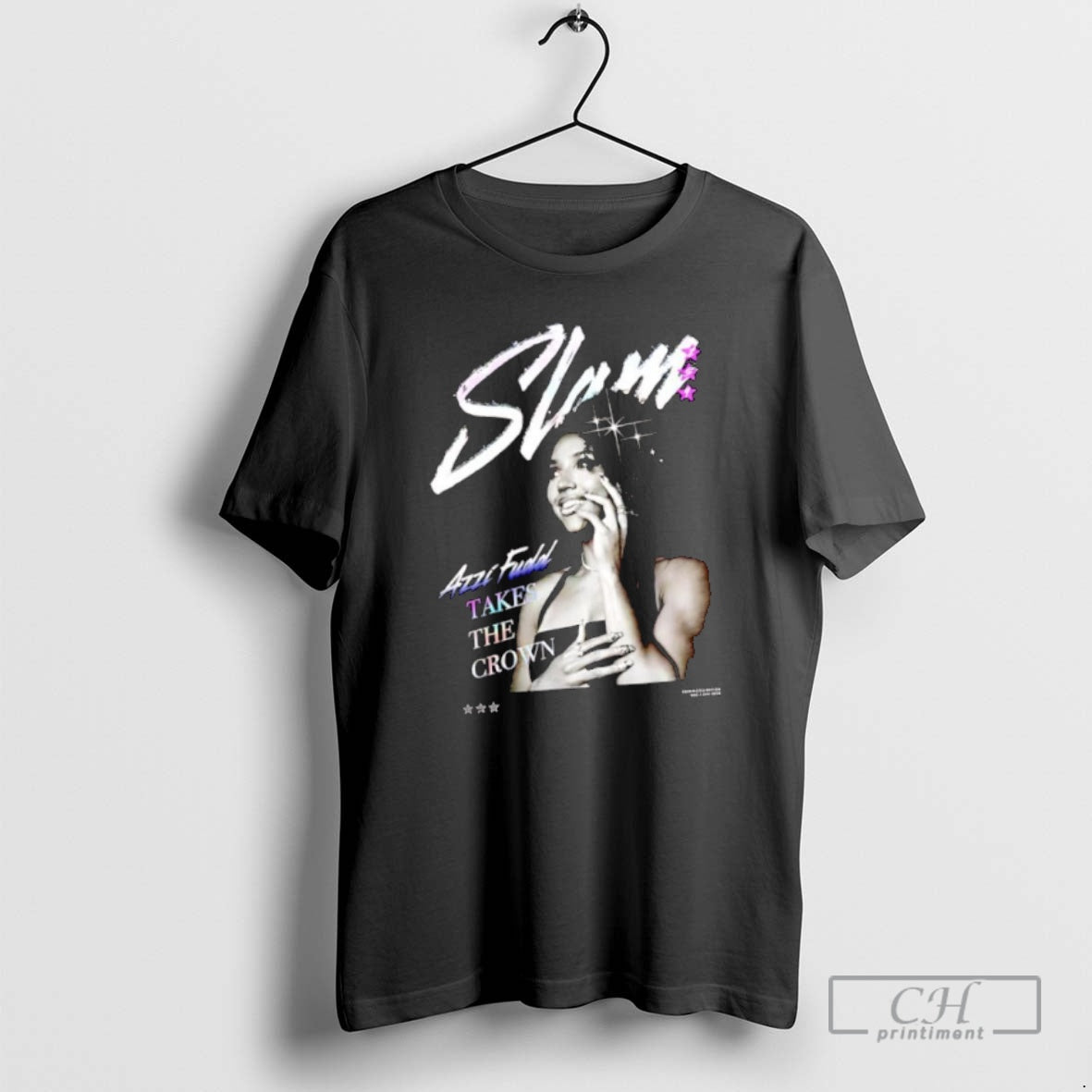 Classic Slam Azzi Fudd Takes The Crown Graphic Shirt Sweater
