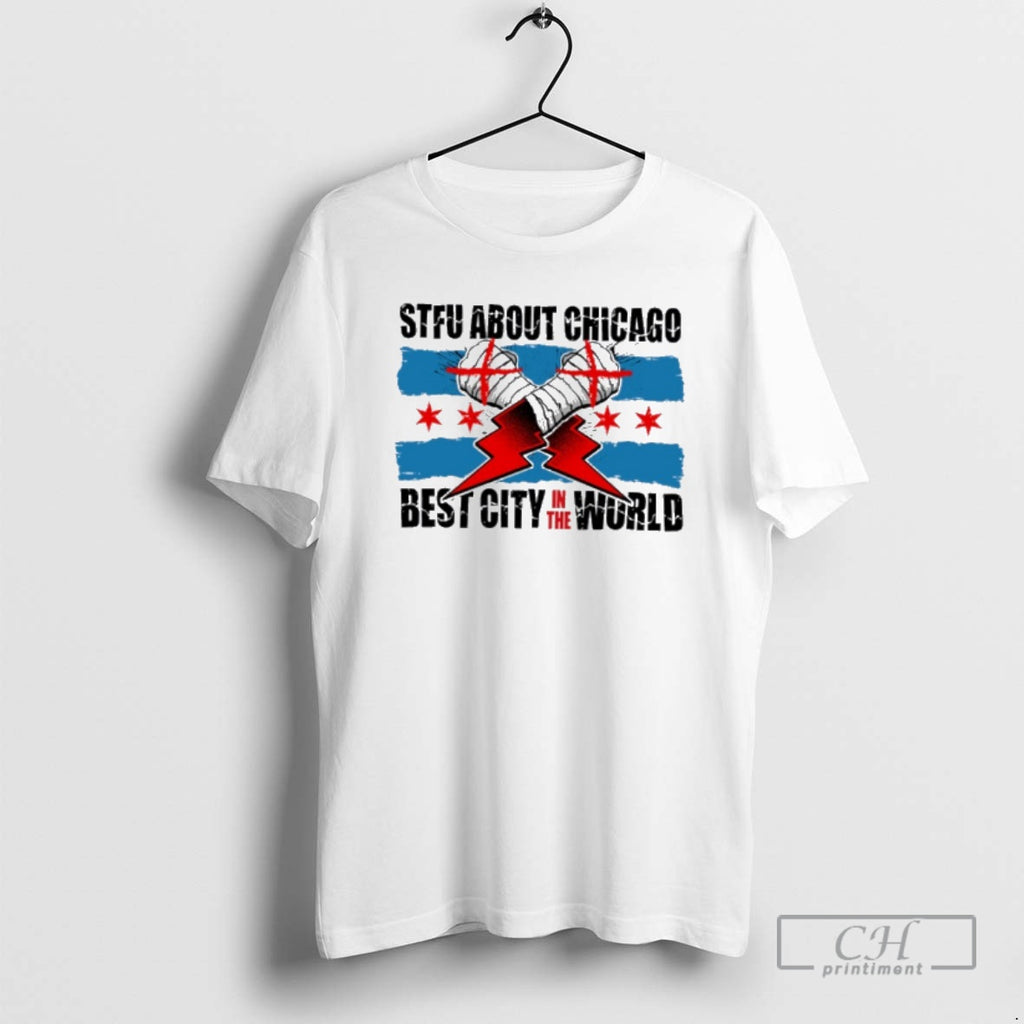 Classic Stfu About Chicago Best City In The World Wrestling Shirt Sweater