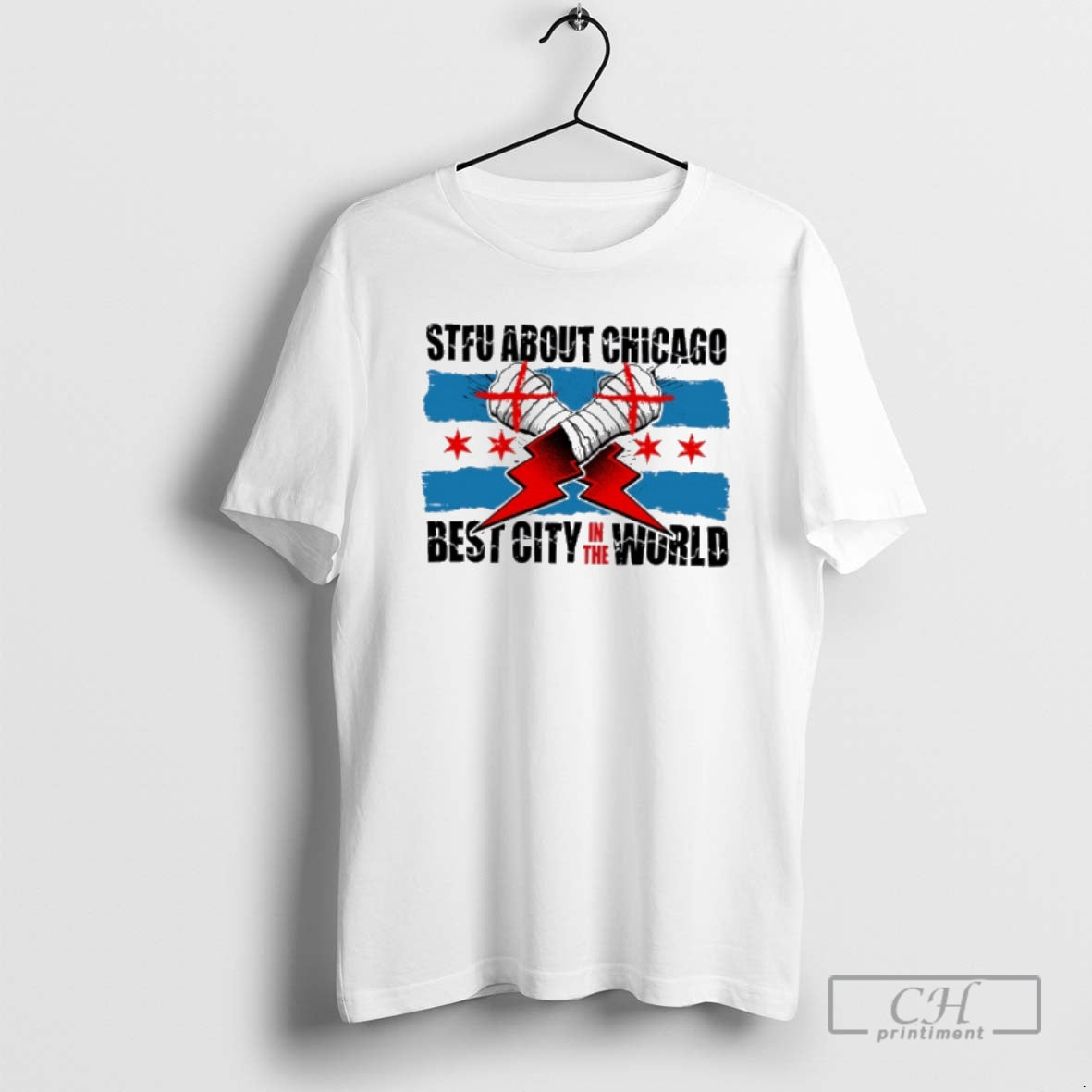 Classic Stfu About Chicago Best City In The World Wrestling Shirt Sweater