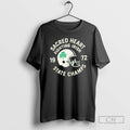 Classic Sacred Heart Fighting Irish State Champs 1972 Helmet Football Shirt Sweater