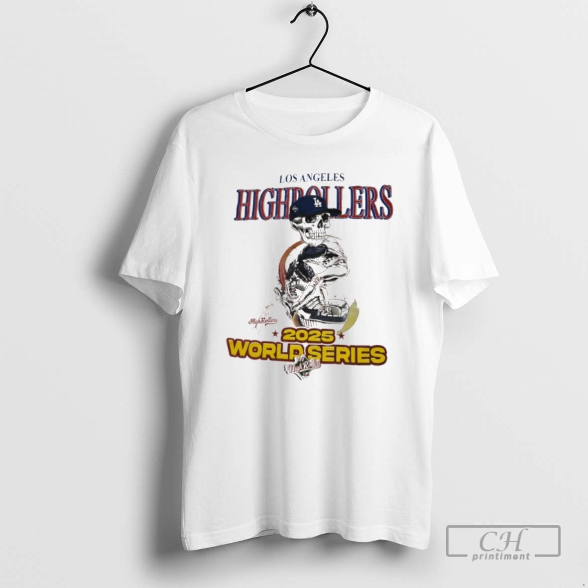 Classic Skeleton Los Angeles Highrollers World Series 2025 Shirt Sweater