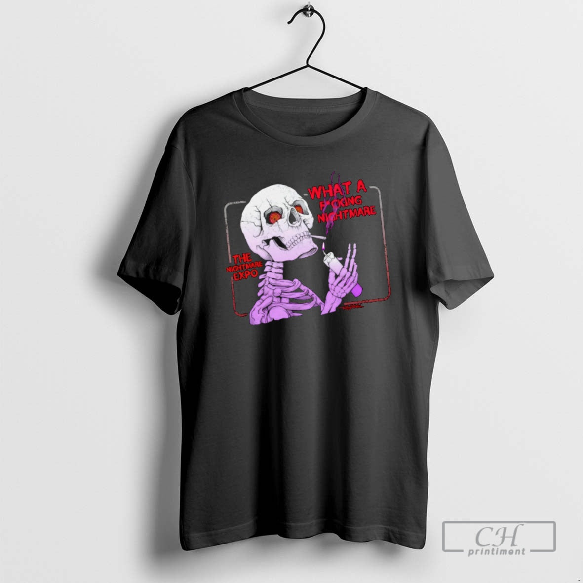 Classic Skeleton What A Fucking Nightmare The Nightmare Expo Shirt Sweater