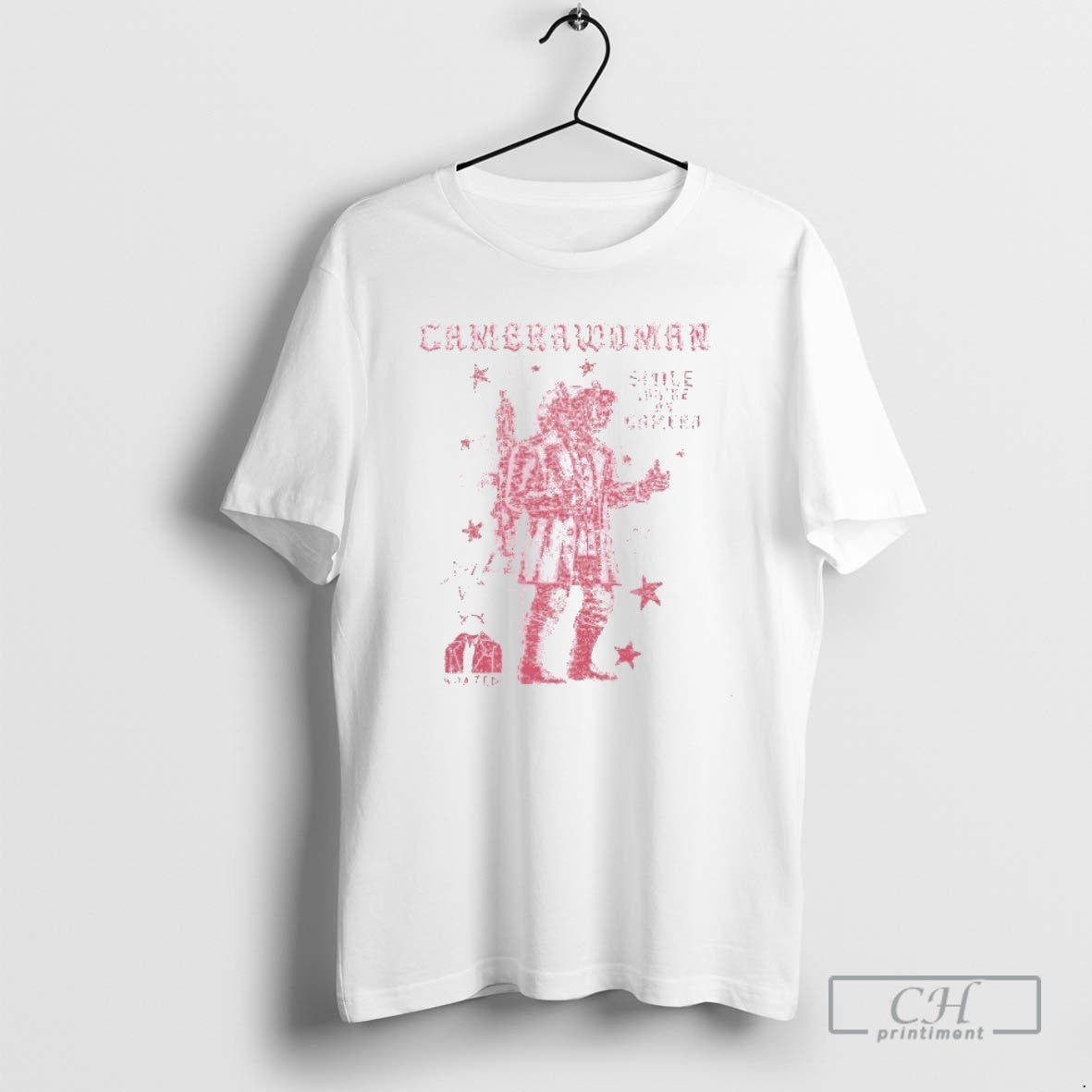 Classic Skibidi Toilet Camerawoman Smile Youre On Camera Goated Shirt Sweater