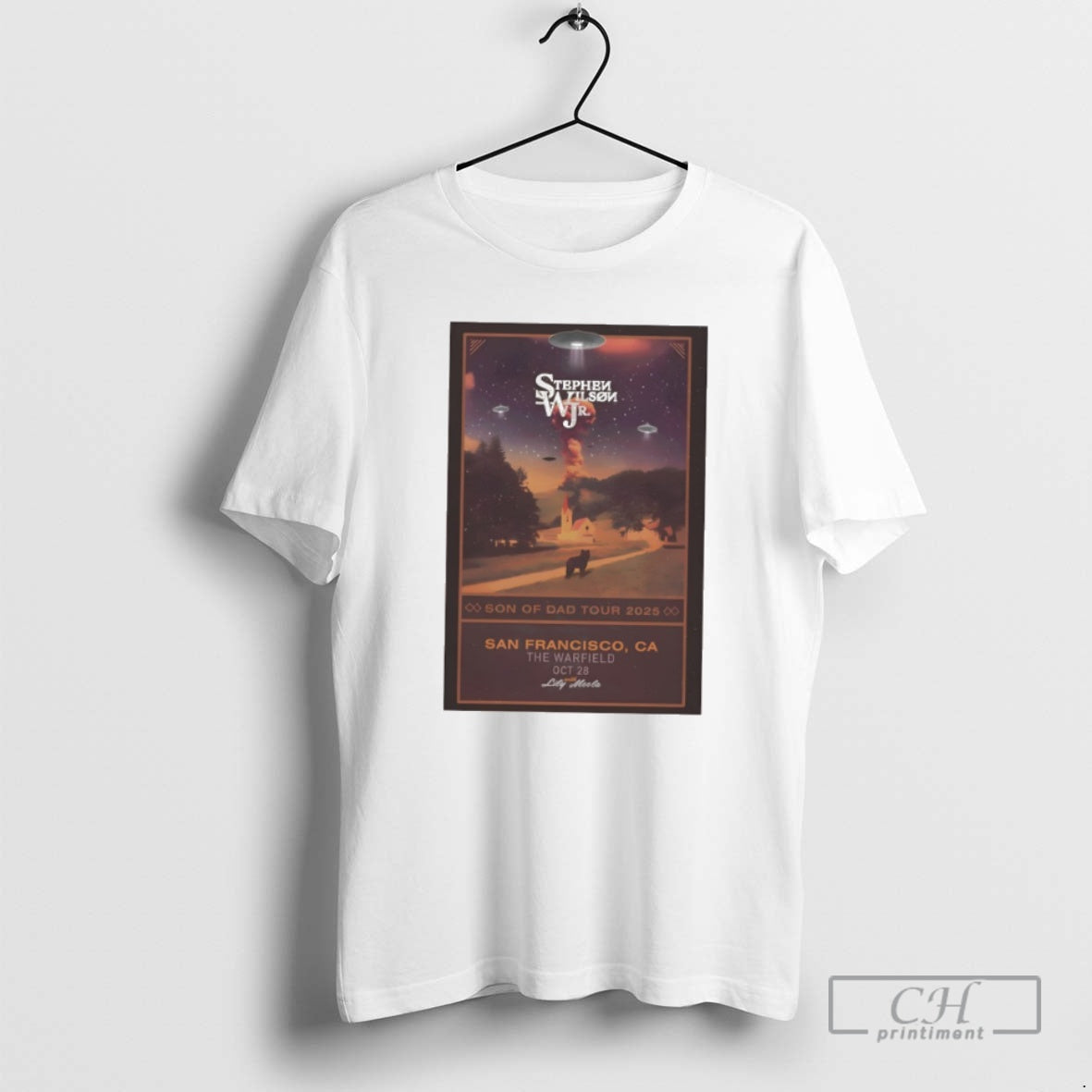 Classic Stephen Wilson Jr Oct 28 2025 The Warfield San Francisco Tour Shirt Sweater