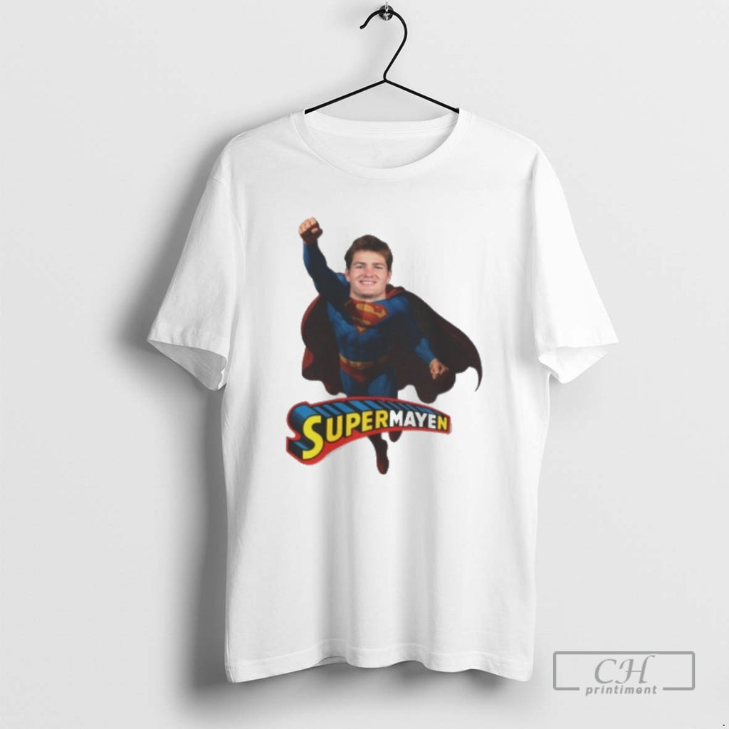 Classic Supermayen Drake Maye X Superman Parody Fan Shirt Sweater