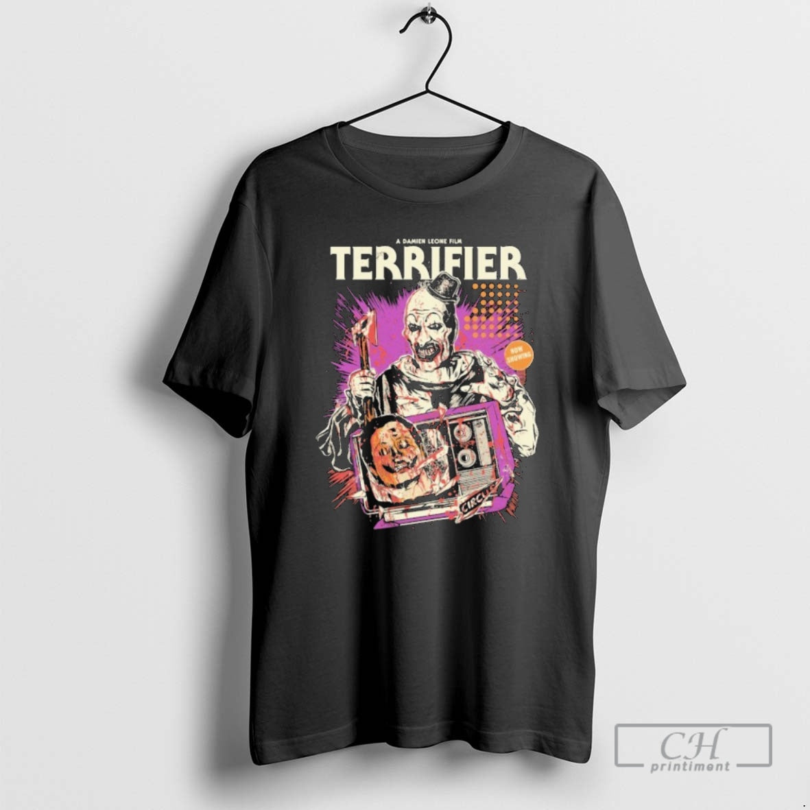 Classic Terrifier Dead Air Circus Tv Axe Shirt Sweater