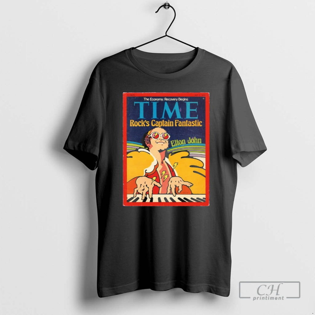 Classic The Economy Recovery Begins Time Rocks Captain Fantastic Elton John 2025 Shirt Sweater