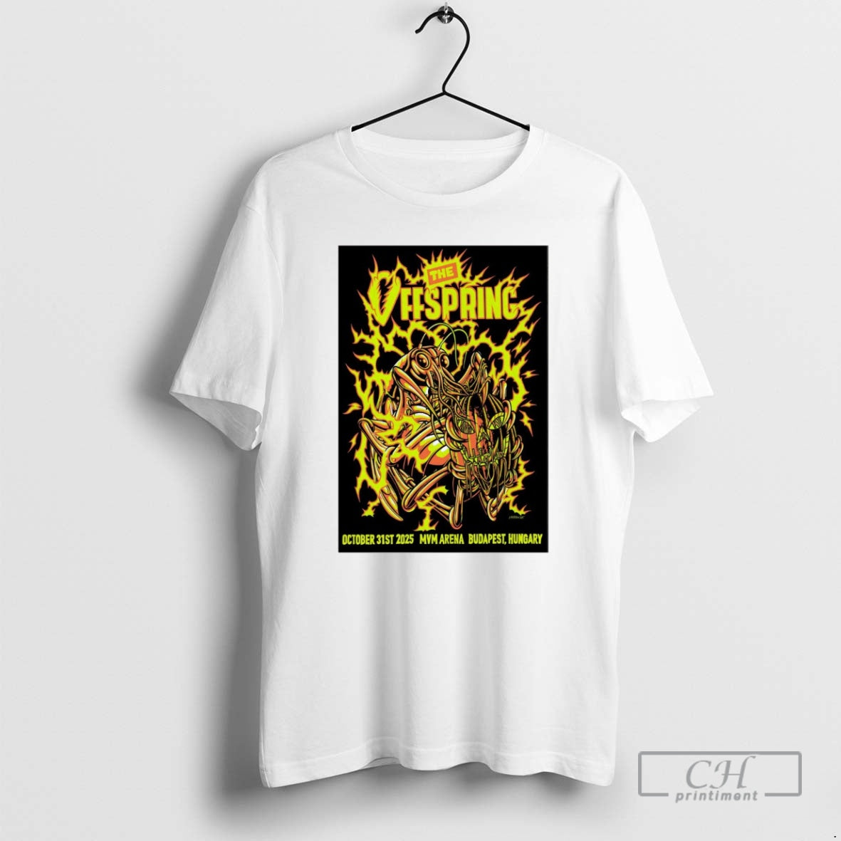 Classic The Offspring Mvm Arena Budapest Hungary October 31 2025 Shirt Sweater