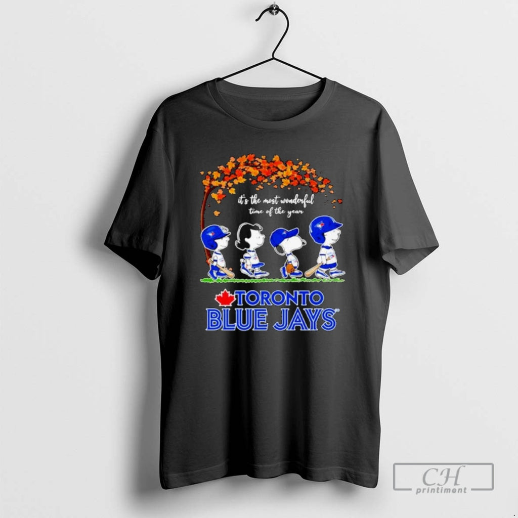 Classic The Peanuts X Toronto Blue Jays Its The Most Wonderful Time Of The Year