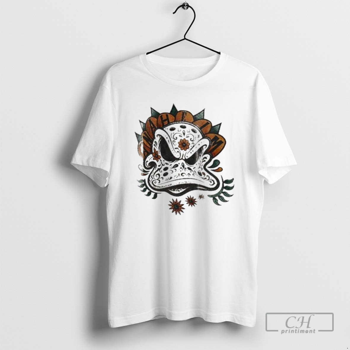 Classic The Pond Press X Anaheim Ducks Dia De Los Muertos Day Of The Dead