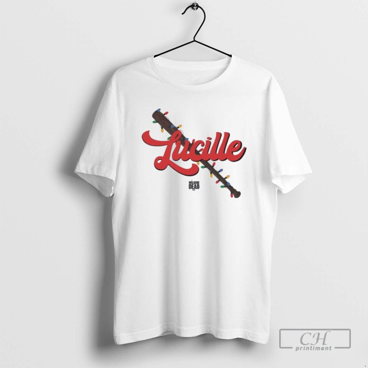 Classic The Walking Dead Lucille Christmas Bat Shirt Sweater