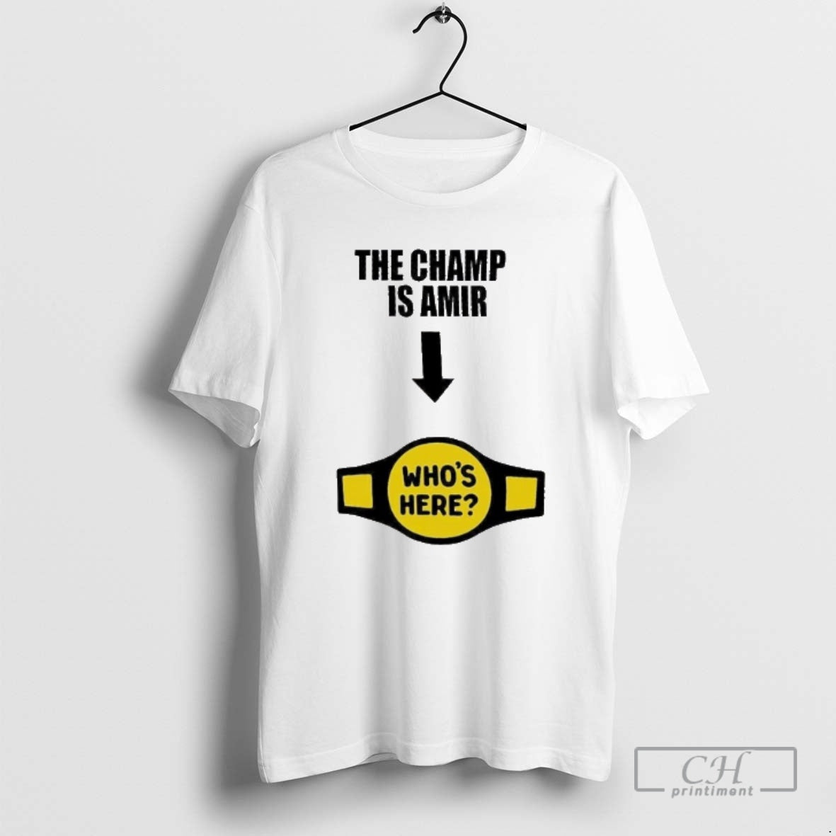 Classic The Champ Is Amir Shirt Sweater