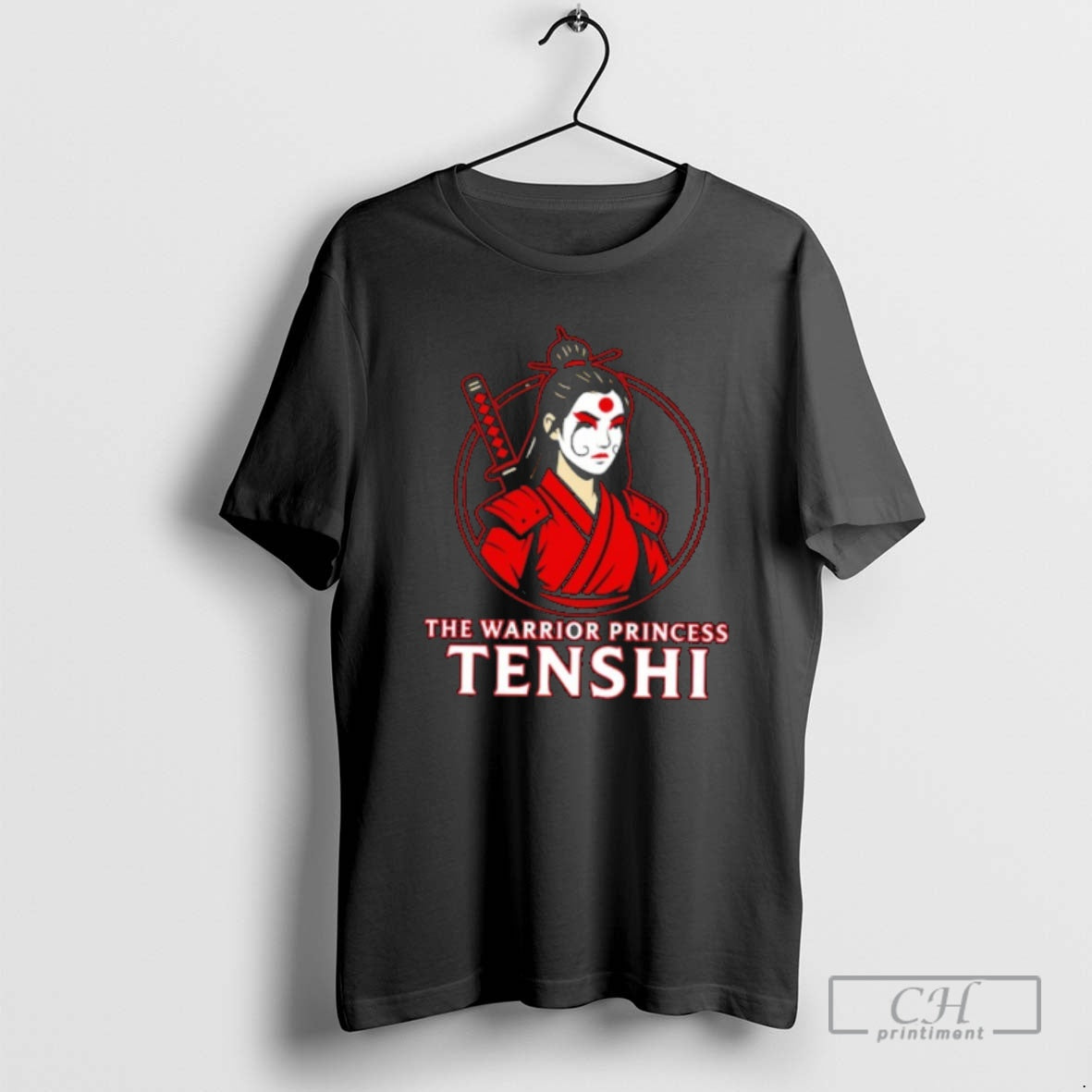Classic The Warrior Princess Tenshi Samurai Shirt Sweater