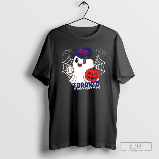 Classic Top Ghost Toronto Baseball Halloween Cute Shirt Sweater