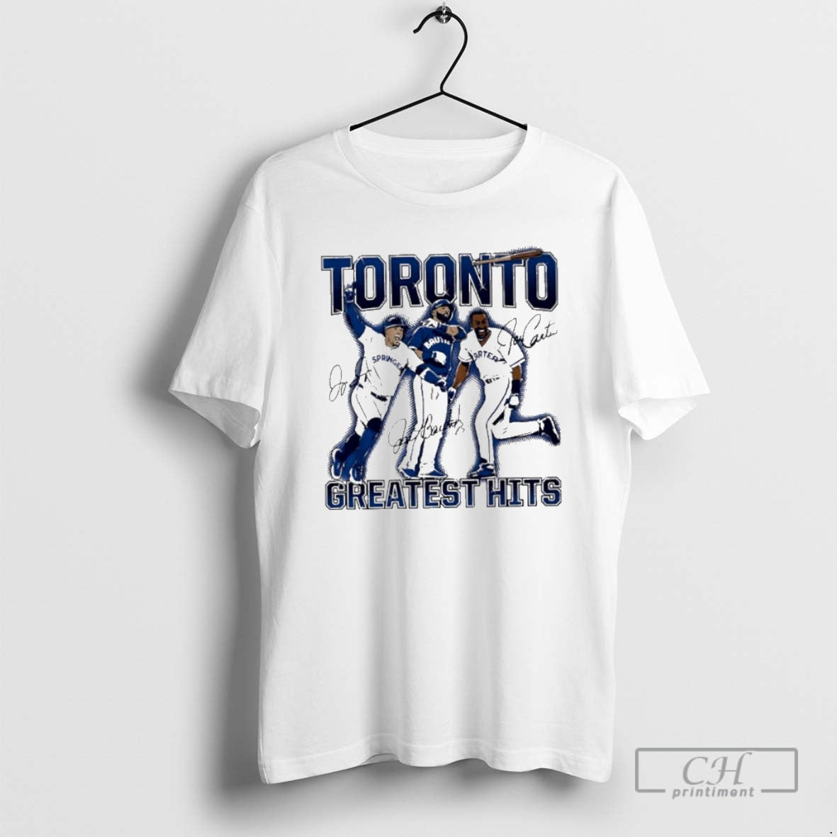 Classic Toronto Greatest Hits George Springer Jose Bautista Joe Carter Toronto Blue Jays Shirt Sweater